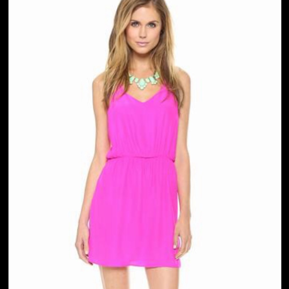 Amanda Uprichard Hot Pink Tank dress S
